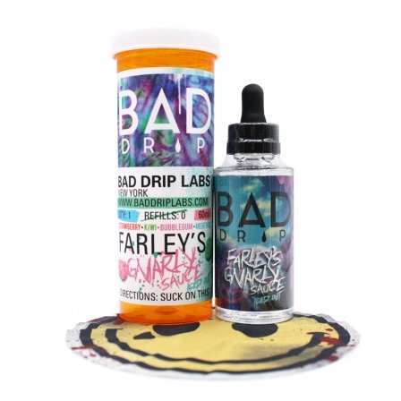 Бэд дрип. Жижа бэд дрип 60 мл. Жижа Bad Drip крепость. Bad Drip - Farley`s gnarly Sauce 60 мл т. Bad Drip 3mg Farley's gnarly 60ml.